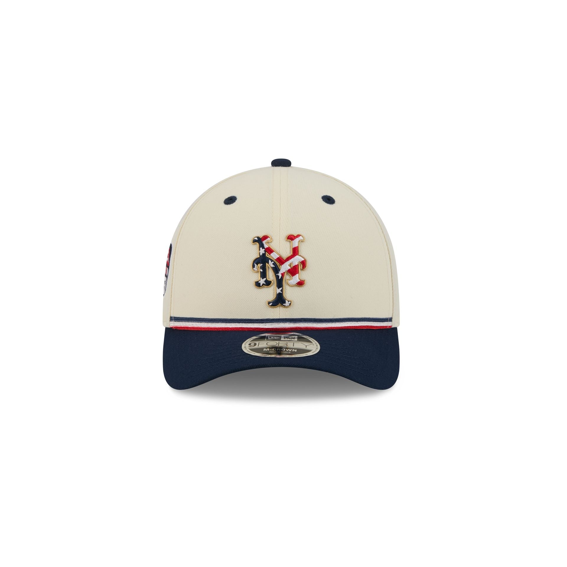 New York Mets Independence Day 2026 Kids 9FORTY M-Crown Snapback Hat