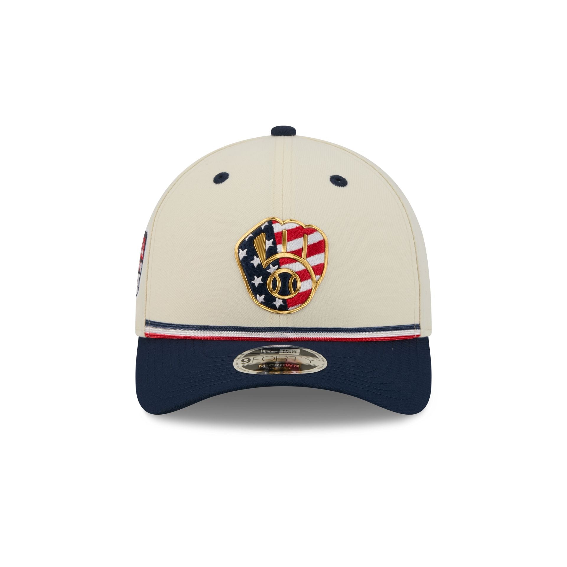 Milwaukee Brewers Independence Day 2026 9FORTY M-Crown Snapback Hat