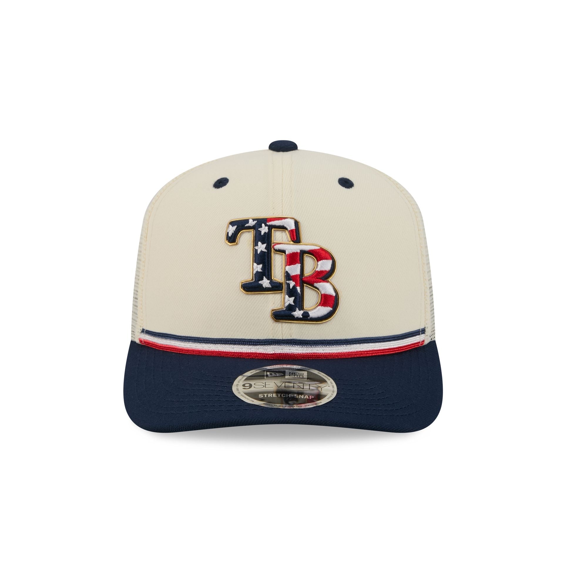 Tampa Bay Rays Independence Day 2026 9SEVENTY Trucker Hat