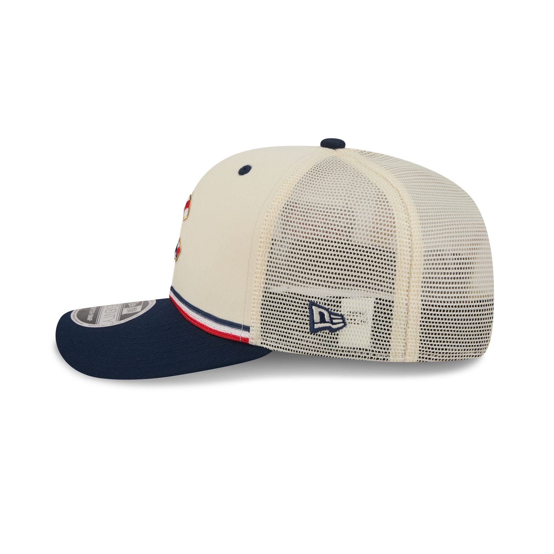 Chicago Cubs Independence Day 2026 9SEVENTY Trucker Hat