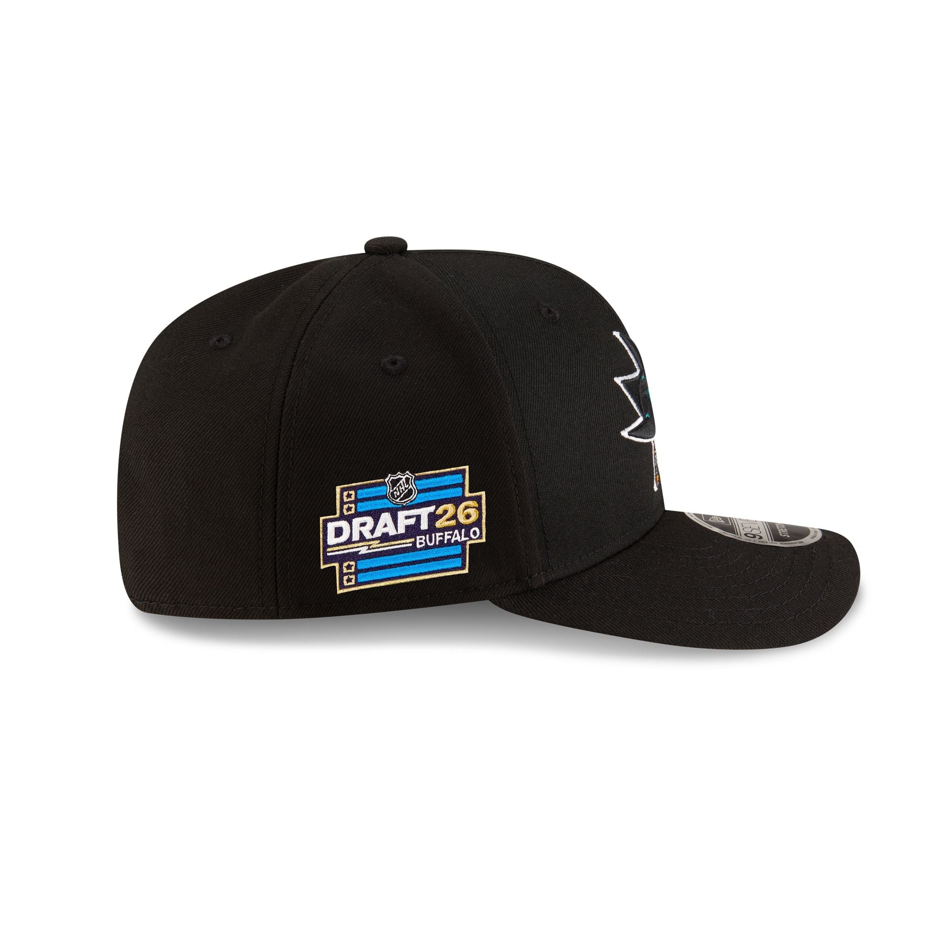 San Jose Sharks 2026 Draft 9SEVENTY Stretch-Snap Hat