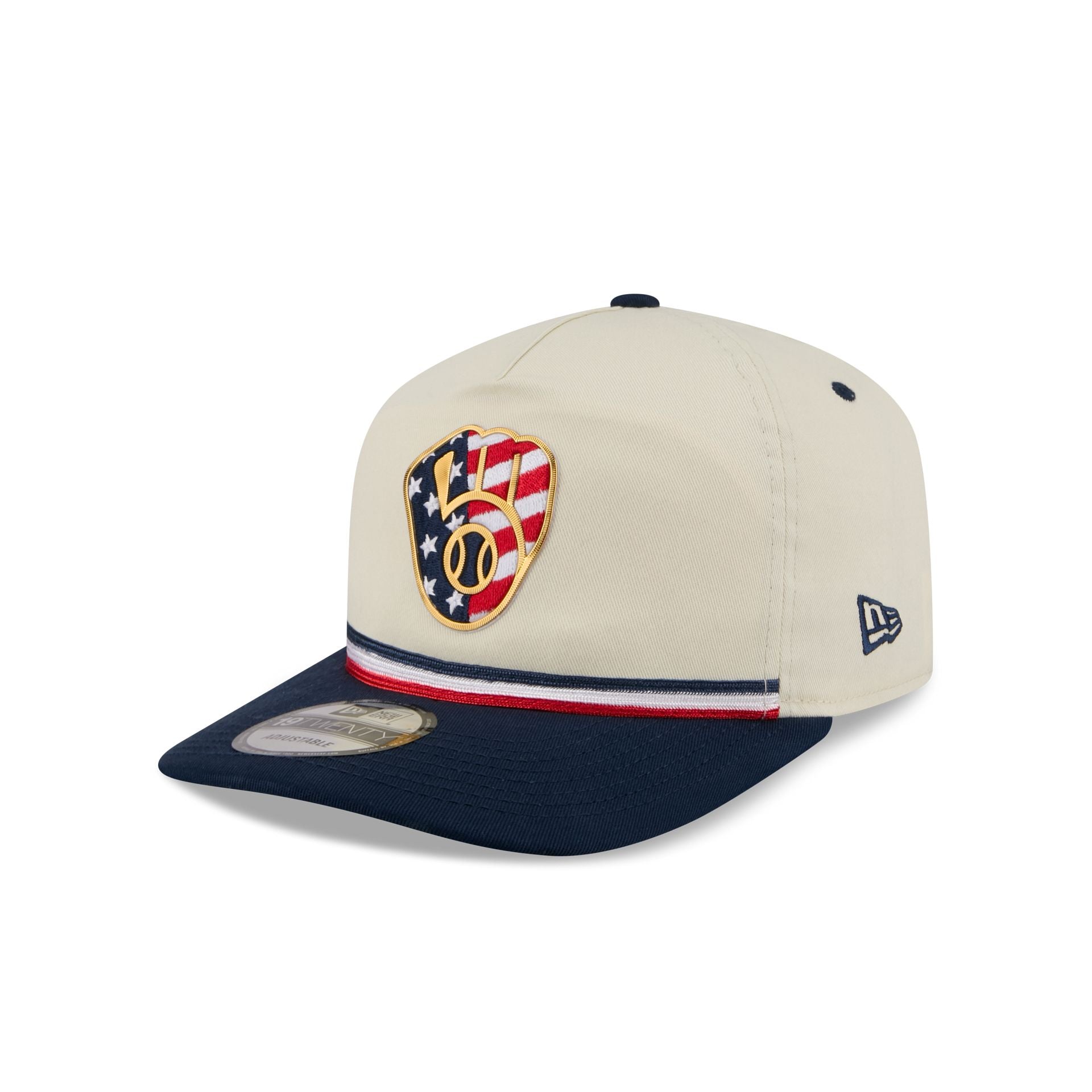 Milwaukee Brewers Independence Day 2026 19TWENTY Snapback Hat