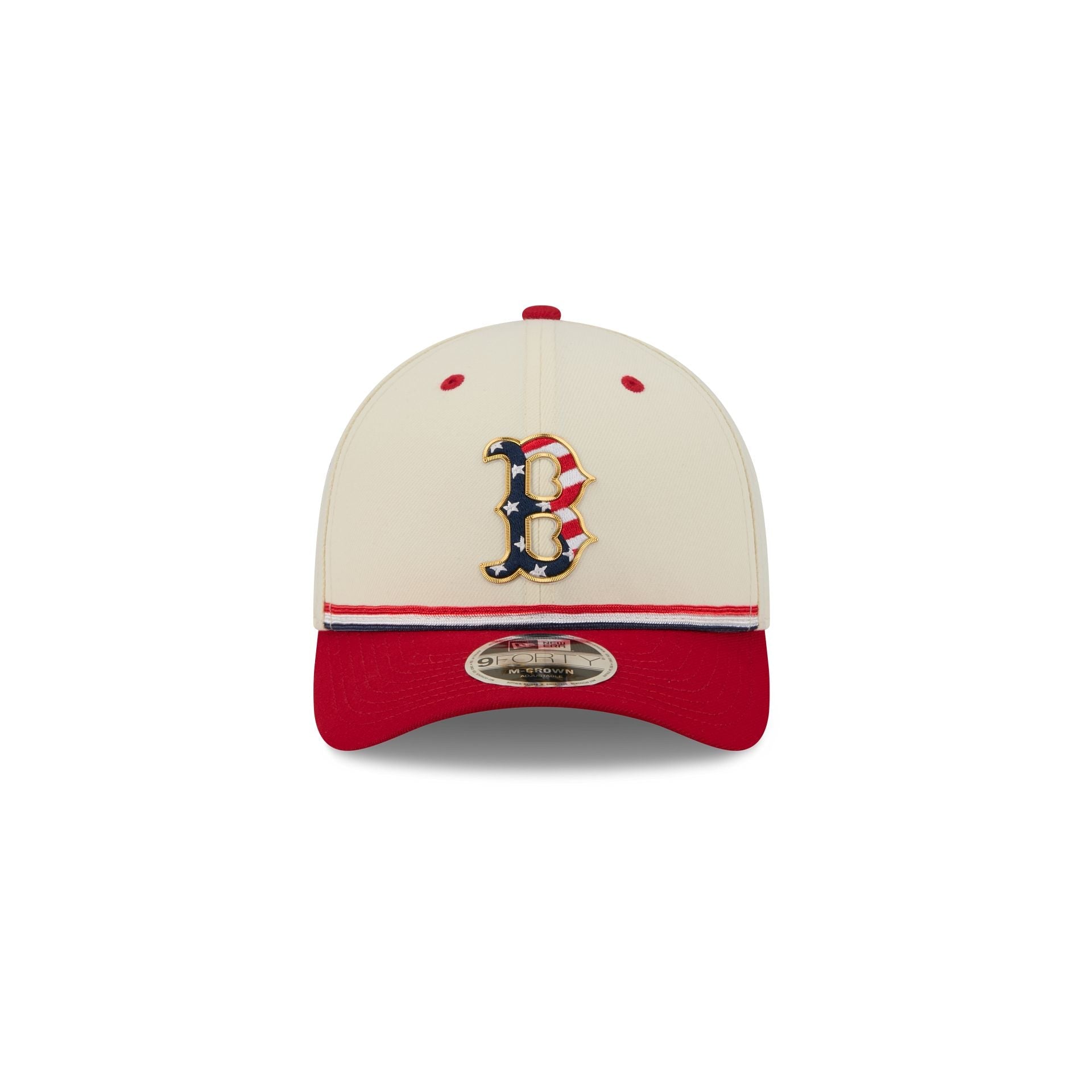 Boston Red Sox Independence Day 2026 Kids 9FORTY M-Crown Snapback Hat