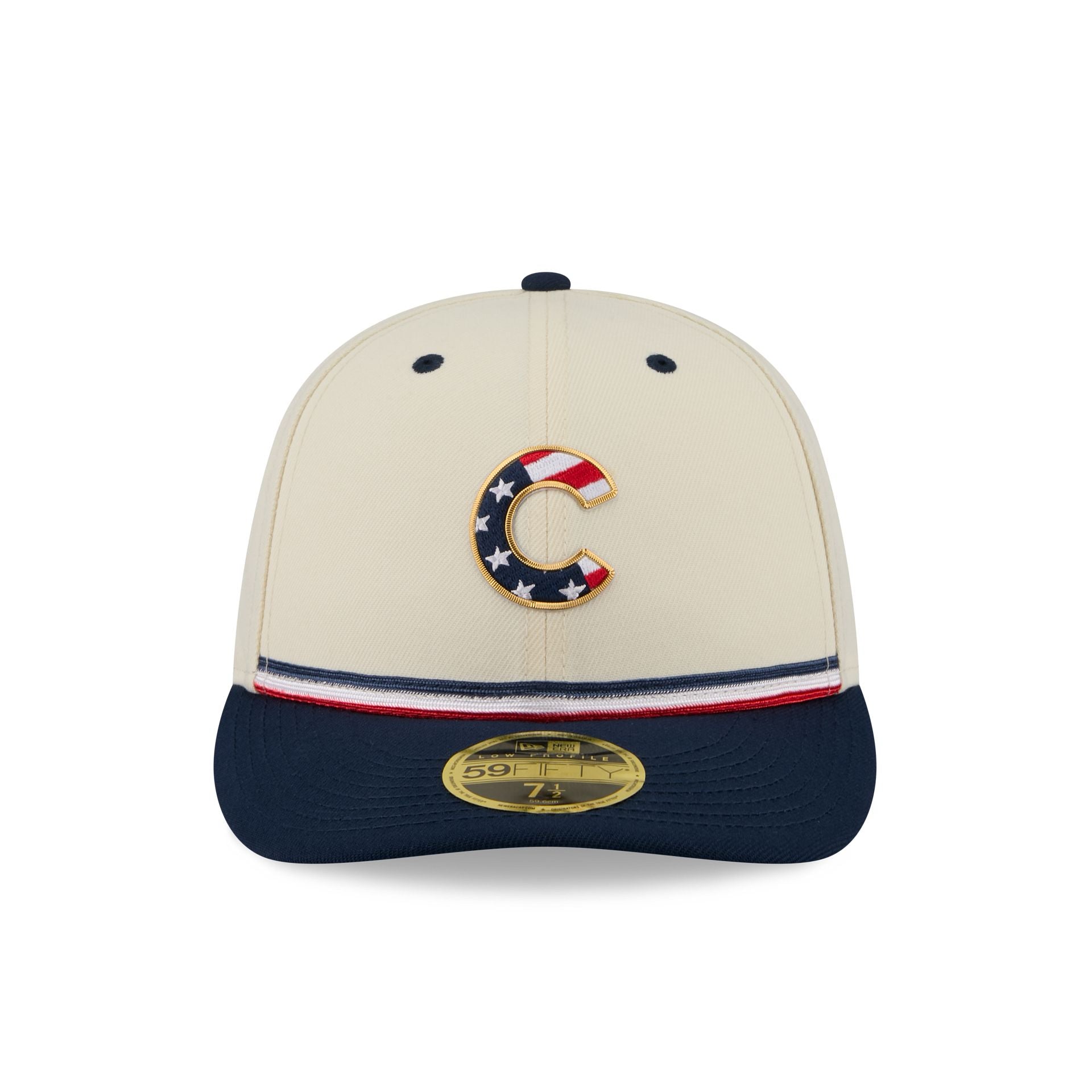 Chicago Cubs Independence Day 2026 Low Profile 59FIFTY Fitted Hat