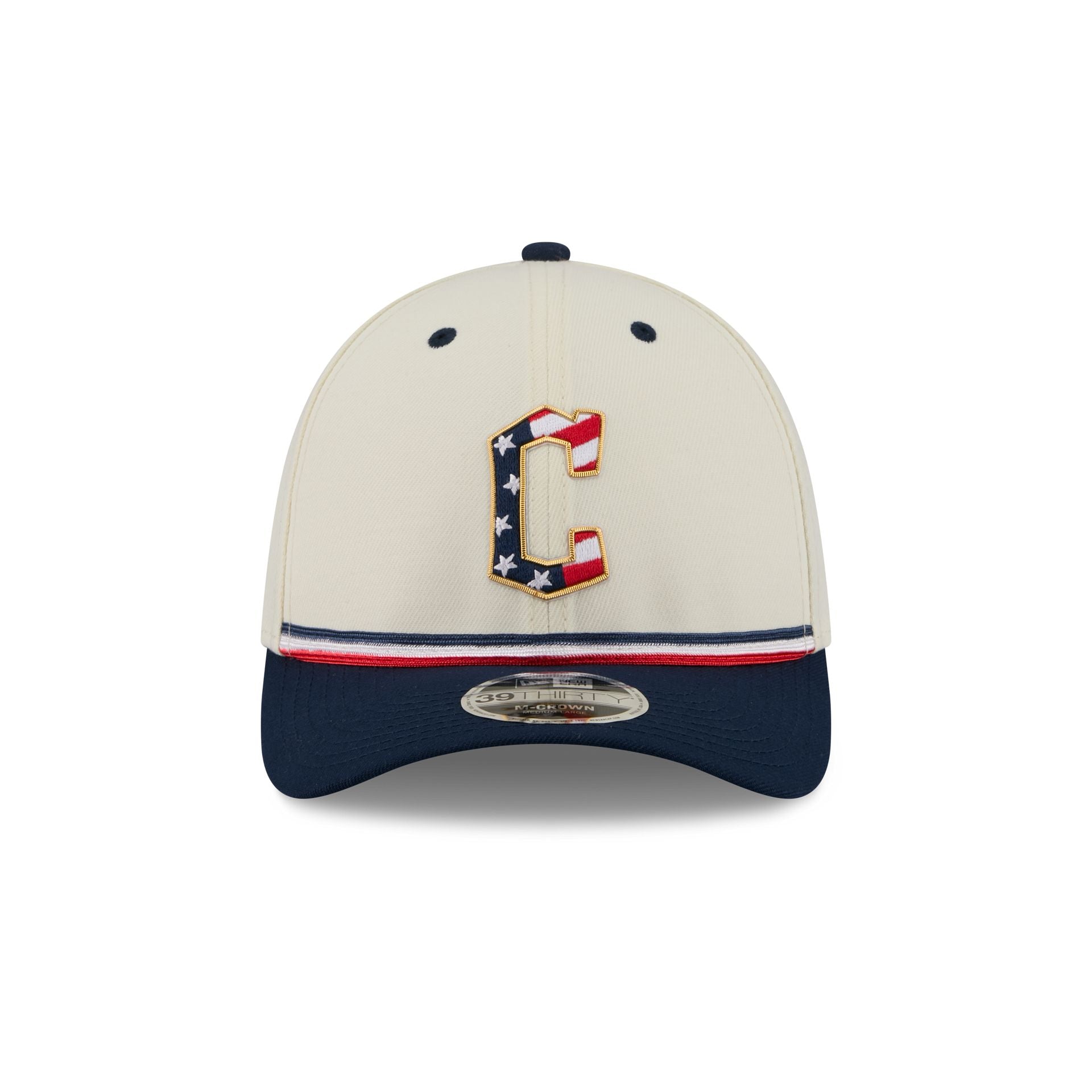 Cleveland Guardians Independence Day 2026 39THIRTY M-Crown Stretch Fit Hat
