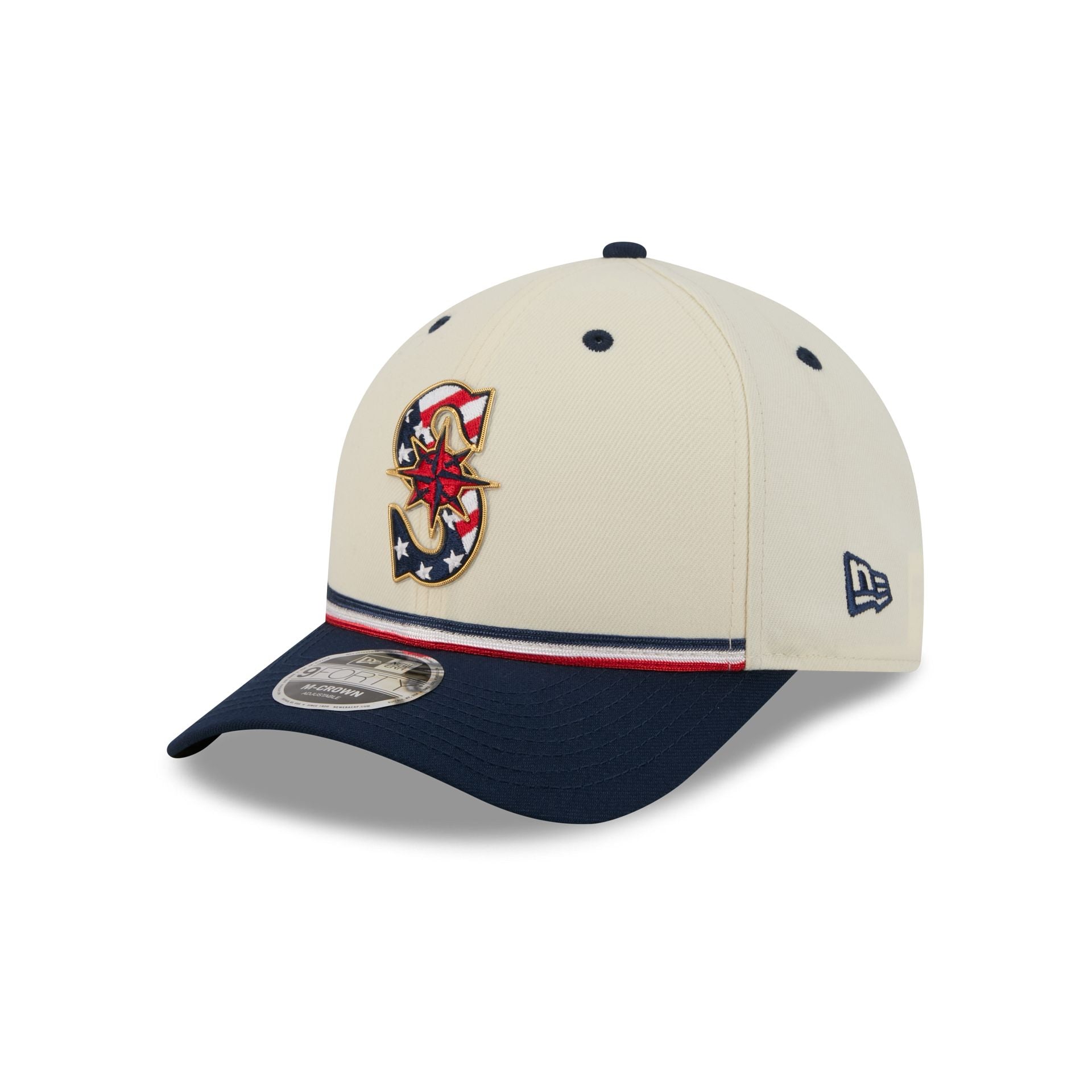 Seattle Mariners Independence Day 2026 9FORTY M-Crown Snapback Hat