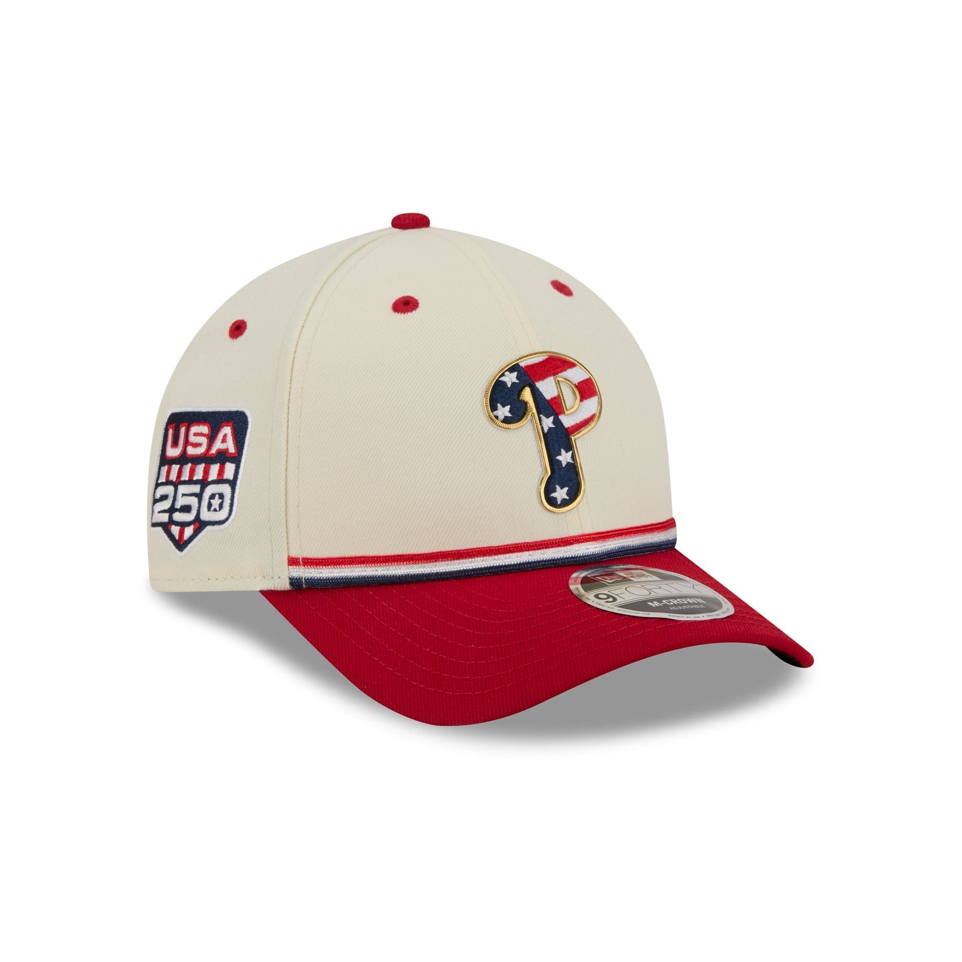 Philadelphia Phillies Independence Day 2026 9FORTY M-Crown Snapback Hat