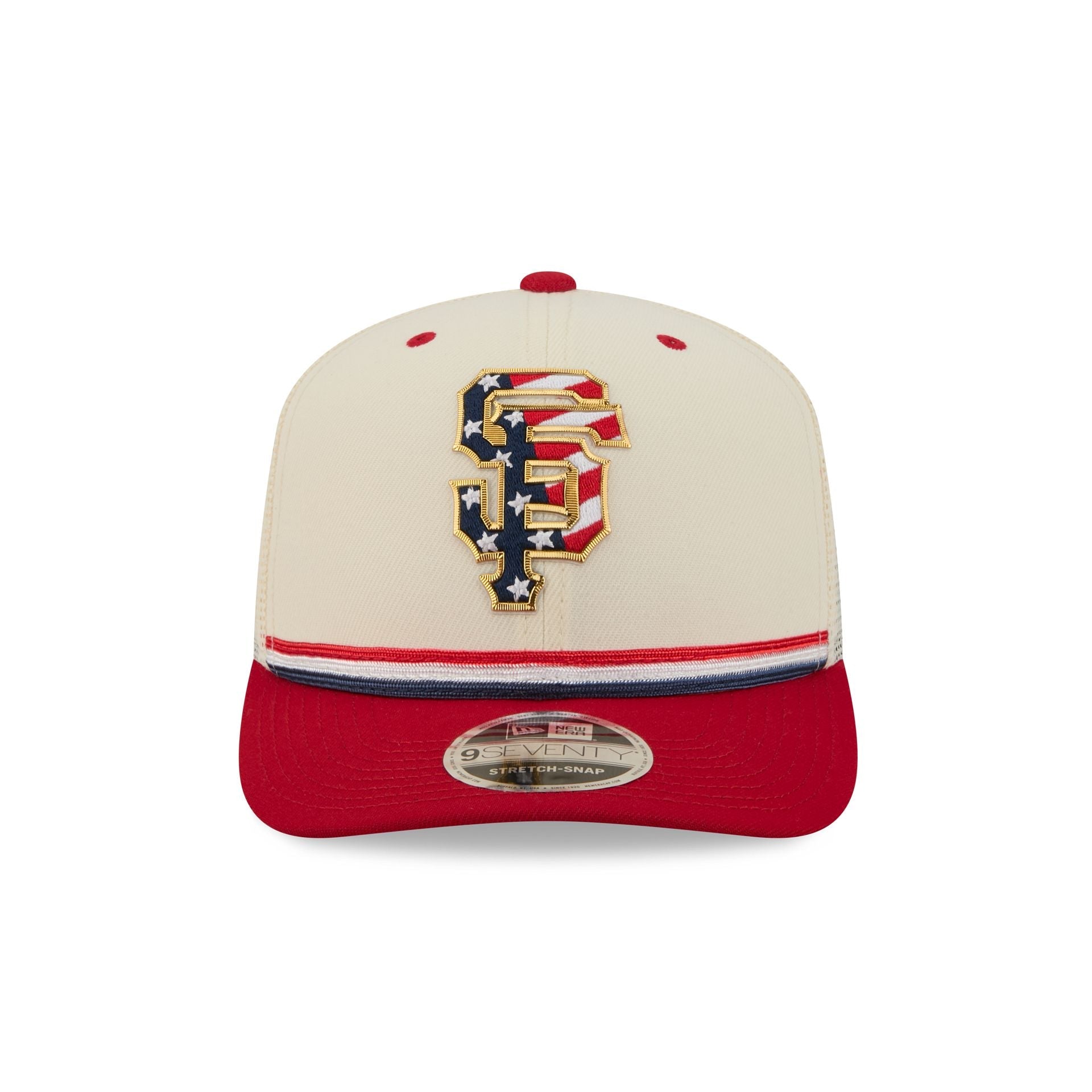 San Francisco Giants Independence Day 2026 9SEVENTY Trucker Hat