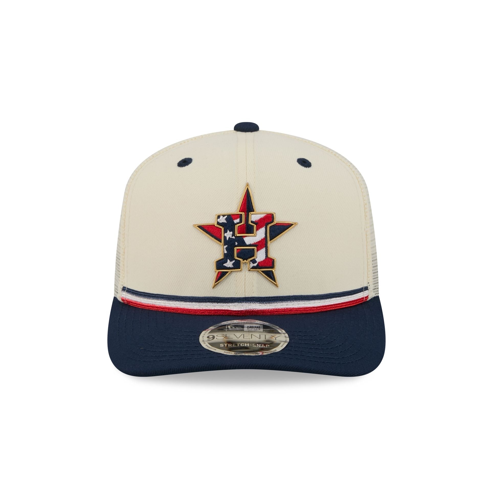Houston Astros Independence Day 2026 9SEVENTY Trucker Hat